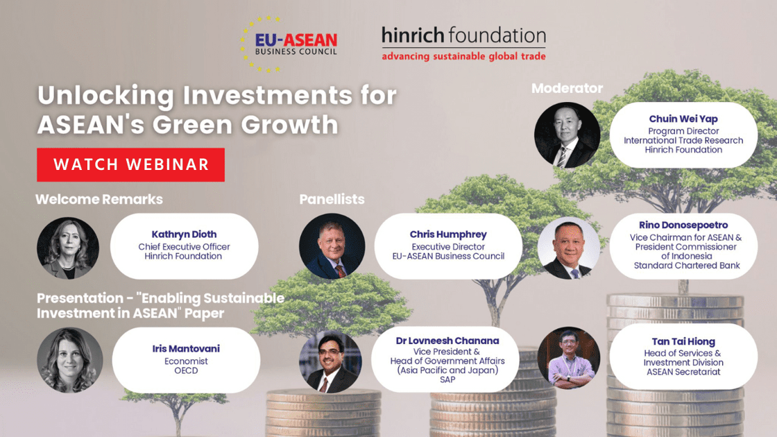 Webinar recap - Unlocking Investments for ASEANs Green Growth (1)